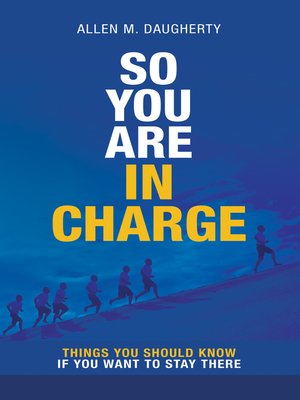 cover image of So You Are in Charge